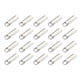 thumbnail image 1 of 20Pcs 5 # Etiquetas De Cremallera Desmontables Reparación De Lengüetas Para Bolsas De Ropa Plata Resistente, 1 of 3