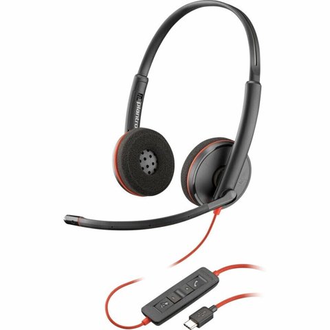 Polycom - Audífonos Poly Blackwire 3220 Stereo Usb-C Usb-C-A