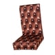 thumbnail image 1 of Funda Elástica Elástica Extraíble Cuna Corta Silla De Asiento Cubierta-marrón, 1 of 3