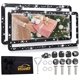 thumbnail image 1 of Marco para Placa de Matrícula WEDAMER Negro con Strass – Pack de 2, 1 of 9