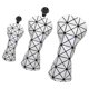 thumbnail image 4 of Golf Iron Head Cover Interior Impermeable Ligero Deportes 3 Pack 13ut Blanco, 4 of 5