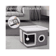 thumbnail image 4 of Casa Iglu Para Gatos Cama Michis Plegable Con Cojin Pompon, 4 of 6