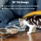 thumbnail image 2 of Tazones Elevados para Gatos Hannadepot de Vidrio Inclinados 15° - Juego de 3, 2 of 7