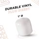thumbnail image 2 of Tapones de goma para orificios Prescott Plastics, tapas de vinilo blancas de 1", 2 of 7