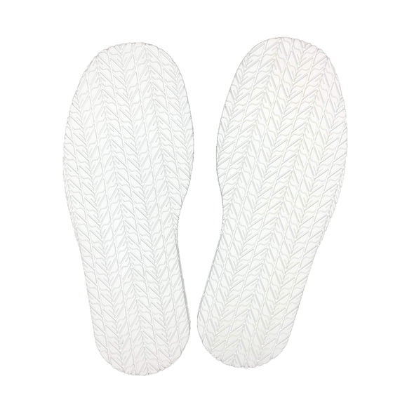 Suela exterior de goma de repuesto KANEIJI, 4 mm, blanca, par