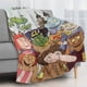thumbnail image 4 of Siete Monstruitos anti-pilling, suave, ligera, esponjosa y acogedora de lujo para hogar y cocina – Perfecta para niños y adultos,100X130cm, 4 of 6