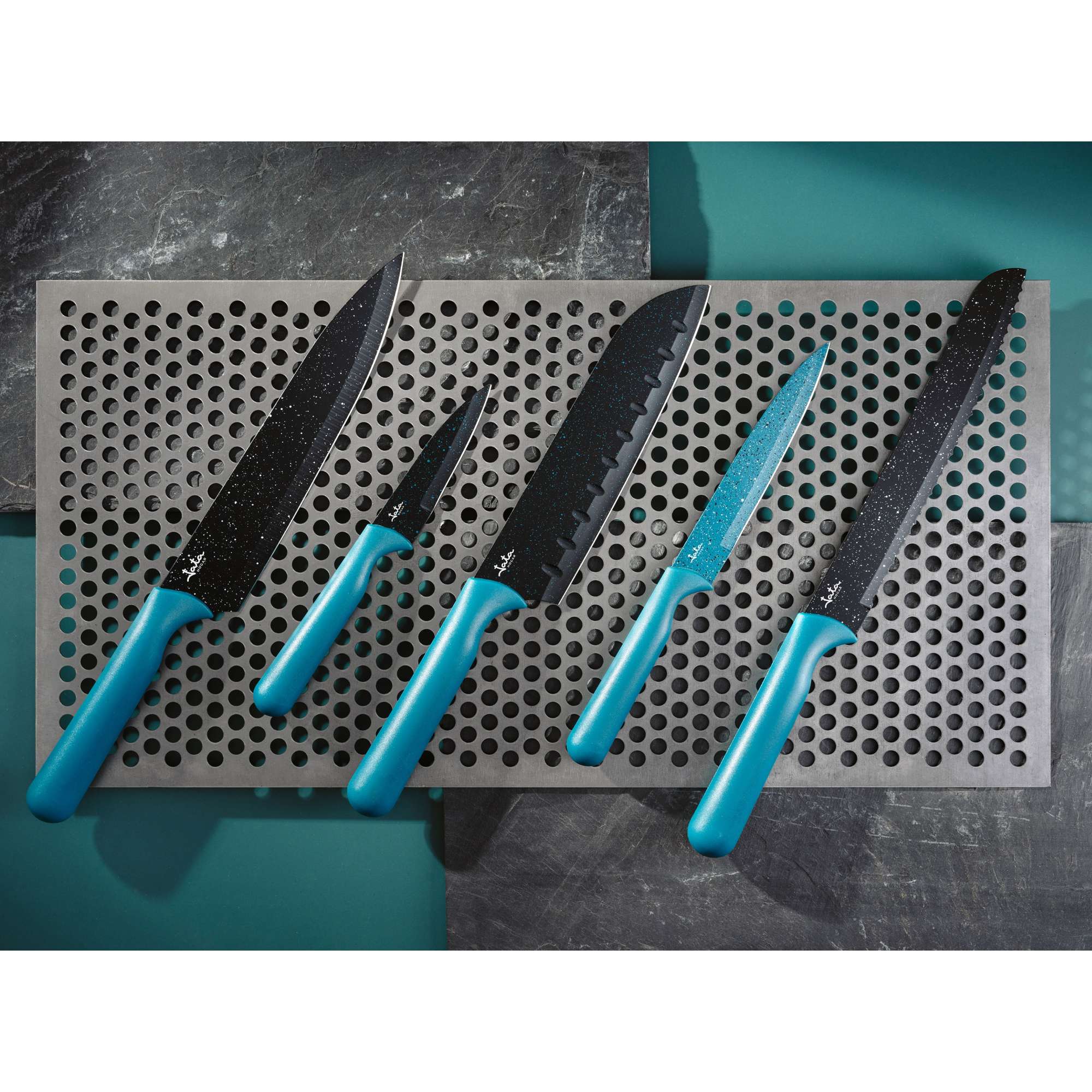 Jata - Set De 5 Cuchillos De Cocina Con Estuche