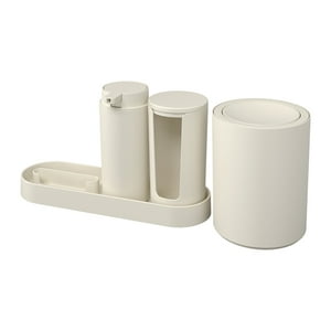 Set Organizador De Baño Coza Beige