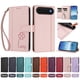thumbnail image 4 of Funda Cartera Trébol para iPhone Air con Ranuras Tarjetas y Carga Inalámbrica Rosa, 4 of 6