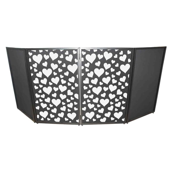 Cubierta de fachada Scrims ProX XF-SPHEARTSX2 (2) con estampado de corazones