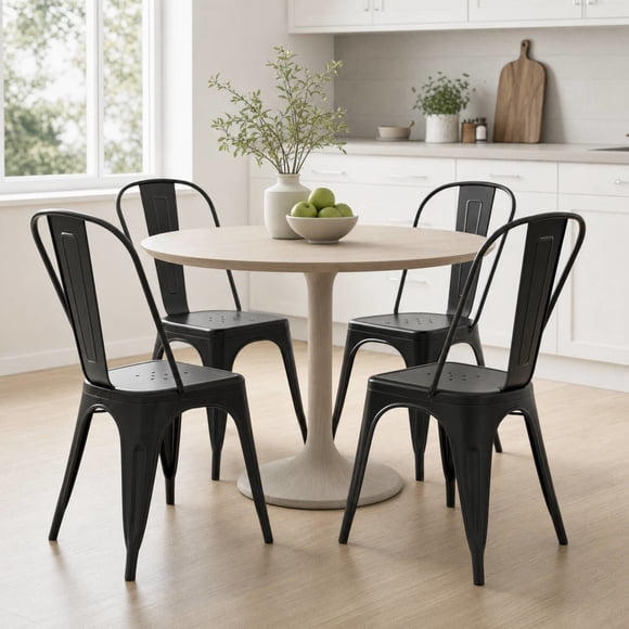 Pack 4 Sillas de Comedor Tolix 45x45x83 Cm