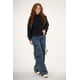 thumbnail image 1 of Pantalon Cargo Denim Wide Leg Azul Vw4722 Mujer, 1 of 3