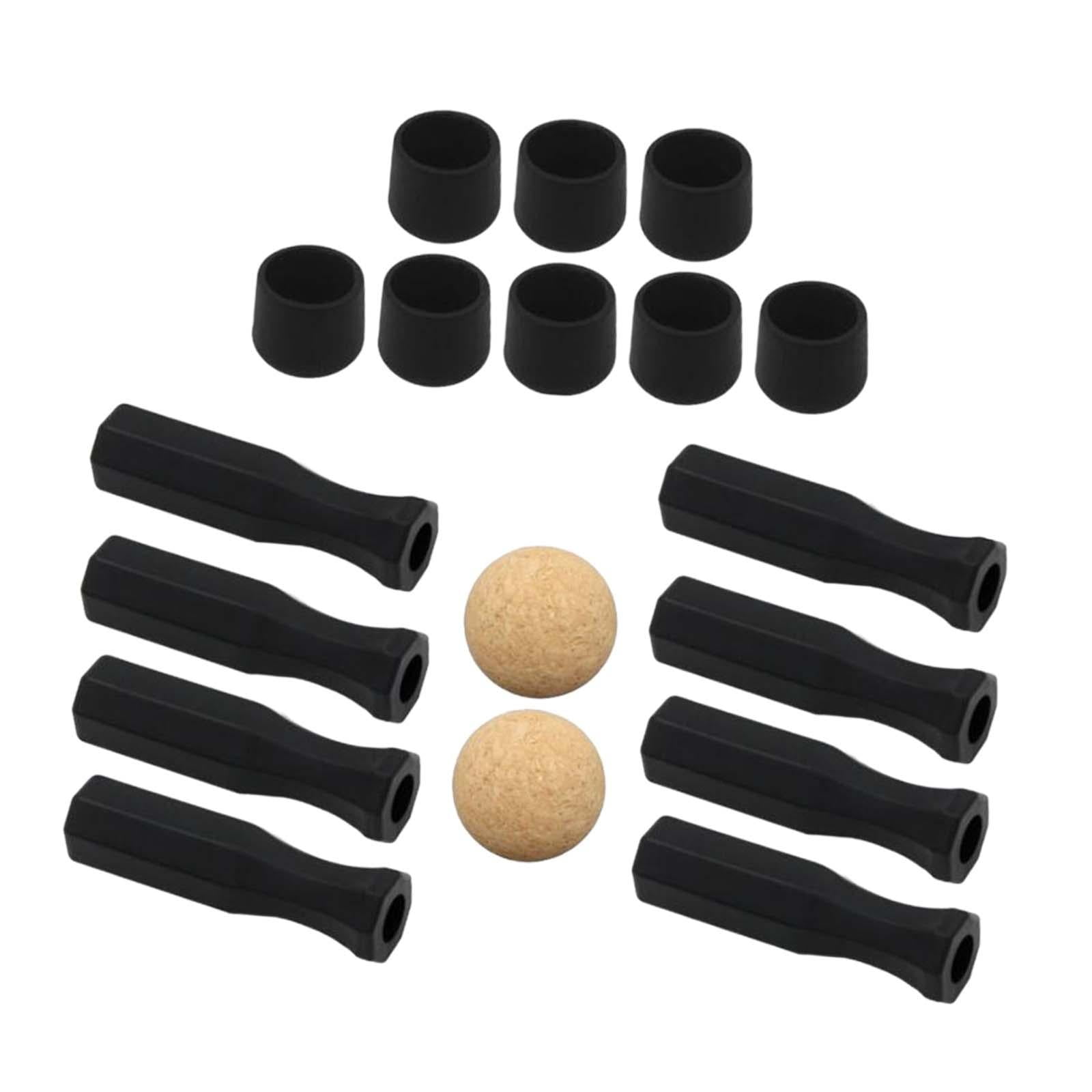 Magideal - Manejo De La Mesa De Futbolín De La Barra De La Barra De La Barra De La Barra De Reparación Octogonal Accesorios De Juego De Fútbol De Mesa Con Reempl
