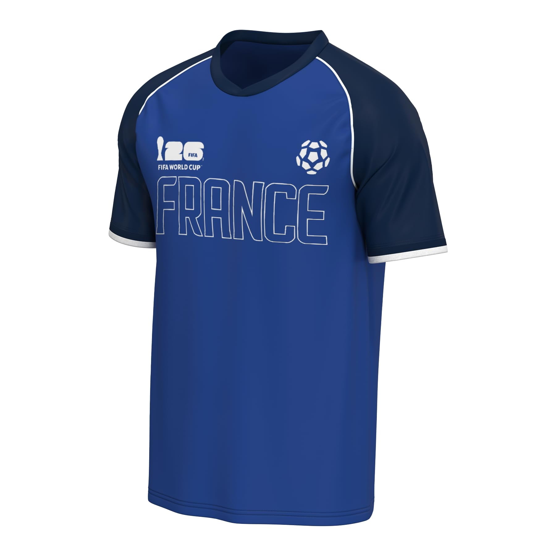 Outerstuff - Camiseta Raglán De Fútbol Para Hombre, Copa Mundial De La Fifa 2026, Francia