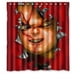 thumbnail image 1 of Cortina de ducha de muñeco Chucky con ganchos (167 x 183 cm), 1 of 3