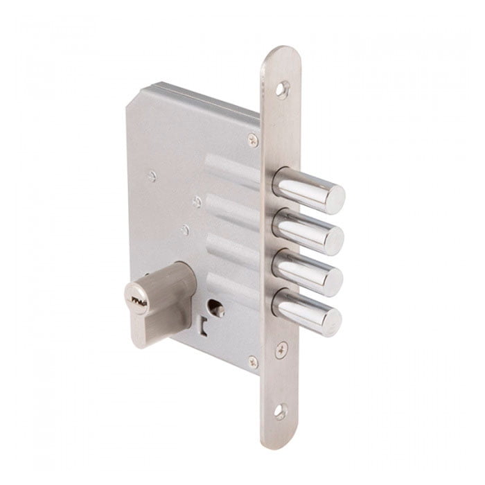 Cerrojo Embutir Odis 600 Llave-llave - Plata