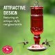 thumbnail image 2 of Comedero para colibríes Perky-Pet 8119-2 rojo envejecido 710 ml, 2 of 9