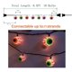 thumbnail image 2 of Guirnalda de luces GOOTHY para Halloween con forma de globo ocular, 2,6 m, 10 unidades, multicolor, 2 of 7