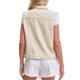 thumbnail image 3 of INSPIRE CHIC Chalecos de Mezclilla para Mujer con Botones Lavados para Regreso a Clases Chalecos de Jean sin Mangas con Bolsillos Oyster M, 3 of 6