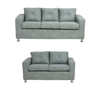 Muebles América - Living George 32 Cuero Auris Verde Agua