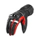 thumbnail image 3 of Guante Cuero Natural Térmico Moto, Negro Rojo y Blanco, Impermeable. RESPEKT, 3 of 3