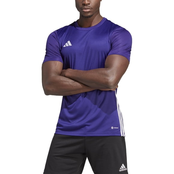 Camiseta Adidas Equipo 23 Team Collegiate morado/blanco para hombre, talla M