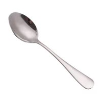 Xmhytop 4 Piezas Cubiertos De, Utensilios De Cocina Y Cubiertos Cotidianos,Cuchara De Postre,Plata