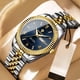thumbnail image 2 of Explojoy Reloj para Hombre Impermeable Día-fecha Luminoso Moda Reloj de Cuarzo de Acero Inoxidable, 2 of 10