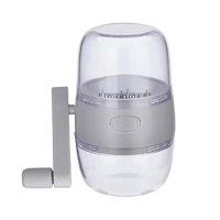 Magideal - Molinillo De Especias, Picador De Nueces, Multifunción, Manivela Manual Extraíble, Mini Molinillo De Especias, Molino De Frutos Secos Para Nueces, Gra Gris