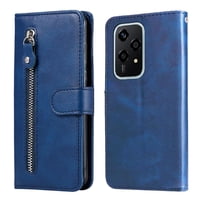 Gangxun - Funda Con Cremallera Para Honor 200 Lite 5G, Carcasa Cartera De Cuero Pu Con Soporte Y Tarjetero