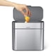 thumbnail image 5 of Compost Caddy simplehuman - Encimera desmontable (acero inoxidable, 4 litros), 5 of 9