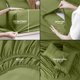 thumbnail image 4 of Juego de sábanas Utopia Bedding Queen, 4 piezas, microfibra, color oliva, 4 of 6