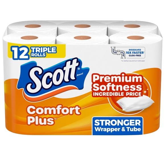 Papel Higiénico Comfortplus 12 Rollos Triples De 1 Capa