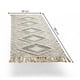 thumbnail image 2 of Alfmobra Pasillera Baja De Cama Kilim Tejida Con Flecos Boho Estampada 180x60cm, 2 of 3