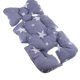 thumbnail image 2 of Almohadilla del asiento para bebé cochecito infantil Cojín Recién nacido Línea de la línea Mat Estilo 2, 2 of 5