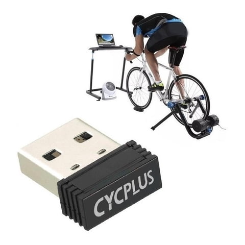 Cycplus - Antena Receptor Ant+ Para Rodillo Sensores Bicicleta Usb Negro