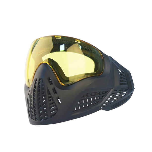 Accesorios Para Máscara De PC Para Exteriores, Protector Facial Para Halloween, Ciclismo, Deportes Al Aire Libre, Negro Y Amarillo