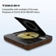 thumbnail image 3 of Reproductor de CD portátil TOMASHI con bocinas, Bluetooth y pantalla LCD, 3 of 8
