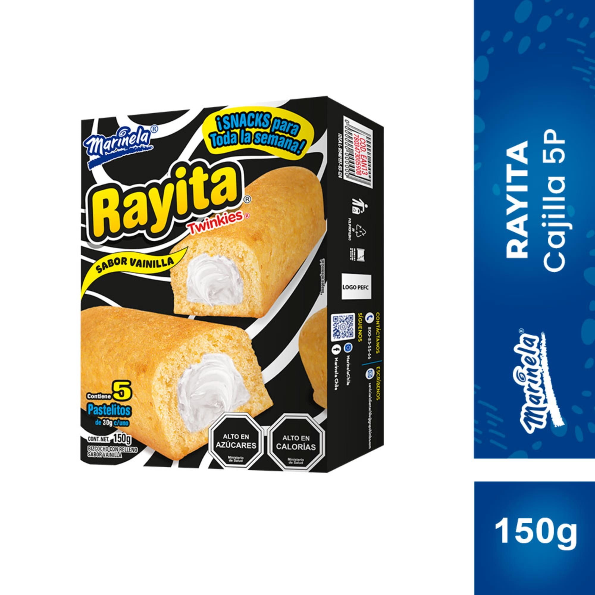 Rayita 5un Caja 150 g Marinela