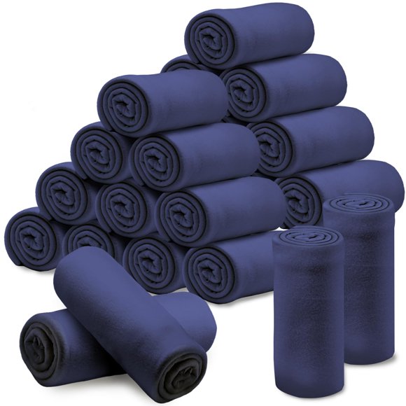 Manta NovaSunrise 152x127 cm Pack de 24 Azul Forro Polar
