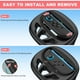 thumbnail image 4 of Volantes compatibles con Nintendo Switch2 Joy-Cons, paquete de 2 volantes de carreras para Mario Kart 8 Deluxe, botones SL/SR más grandes, accesorios de juego para uso familiar, 4 of 7