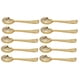 thumbnail image 3 of Vajilla Resistente Para Postres, Fiestas, Bodas, 10 Cucharas Doradas, 3 of 5