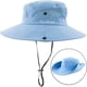 thumbnail image 2 of Sombreros Plegables Con Protección Uv Para Mujer, De Malla Y Ala Ancha, Para Pescar En La Playa, Con Agujero Para La Coleta, 2 of 6