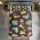 thumbnail image 1 of Bedding Pokmon 3 Piece Sets Full/Queen Size - Reversible Microfiber Quilts with Shams Soft Lightweight Bedspread Coverlet Comforter for All Season, 1 of 3