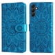 thumbnail image 4 of Funda tipo cartera FOXDOCK para Samsung Galaxy A14 5G , diseño girasol en relieve, cuero PU, cierre magnético, soporte y tarjetero, 4 of 5