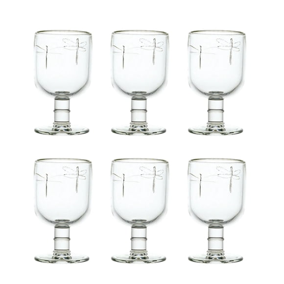 Set 6 copas Libelula 280 ml
