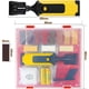 thumbnail image 2 of Kit de reparación de suelos de parquet con 11 barras de cera en diferentes colores para laminados y retoques de arañazos., 2 of 5