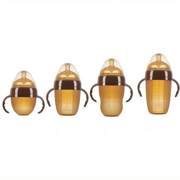 4pcs Silicone Feeding Bottles Set, Baby Good Grade Bottles