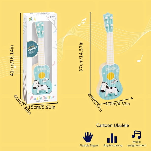 Children's Simulated Guitar Can Play Enlightening Educational Instrument Music Toys For Early Education