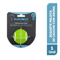 Juguete Para Perro Pelota Dental De Caucho 1 Un Buddy Pet Pro